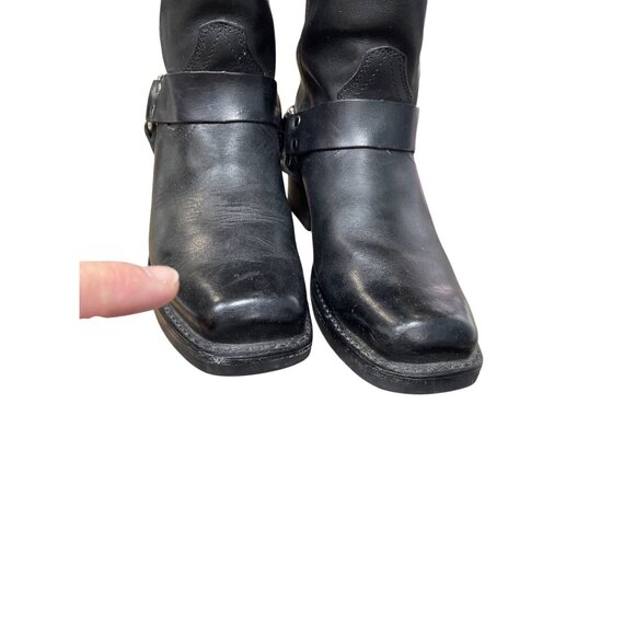 Durango Mens Black leather buckle mid calf western boots Sz 9.5D SKU 9771 - Picture 7 of 16